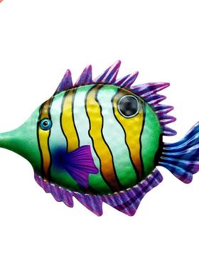 Balcony Art Sculptures Mini Oranment Fish Wall Decoration