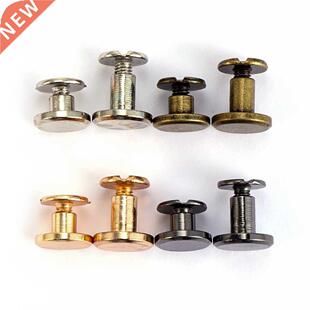 20Pcs Screw Nail Rivets For Leather Craft Belt Wallet Solid