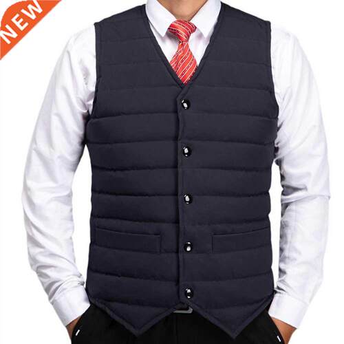 6XL 7XL 8XL Plus Size Mens Down Vest Jacket Men Autumn Warm
