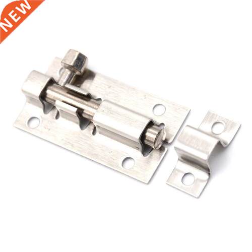 2pcs 2 Inch Length Door Latch Sliding Lock Barrel Bolt Silve