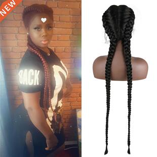 Akono 28 inches 360 Lace Braided Wigs for Black Women Twist
