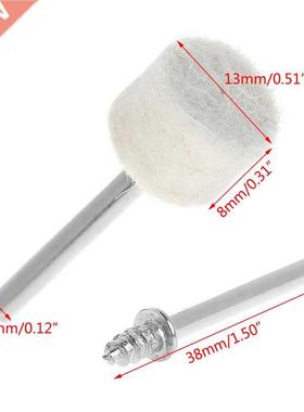 50Pcs 1mm/25mm Wool Felt Polishing Grinding Pad Buffing Whe