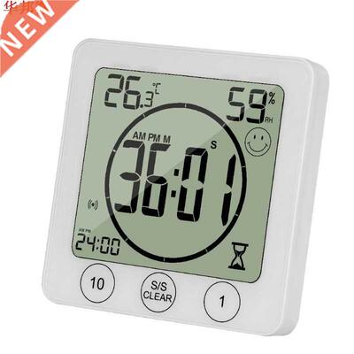 Horloges de salle de bain numériques thermomèt