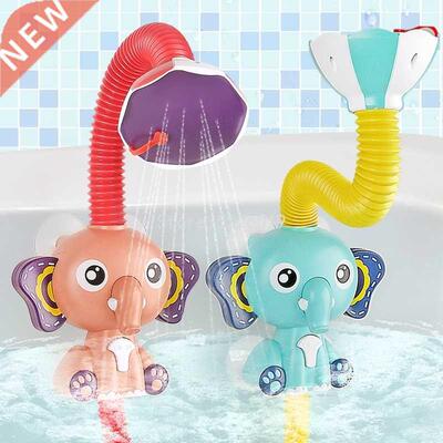 Bath Toys Electric Elephant Water Spray For Kids Baby Bathro