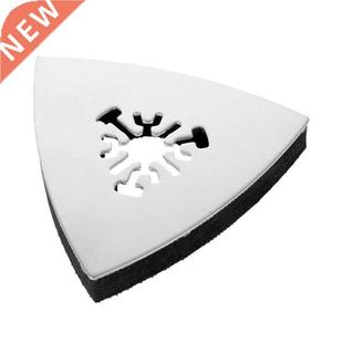 1Pc Universal Stainless Steel 80mm Triangular Sanding Pad Os