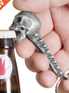 New Exaggerated Skull Head Shape Ring Men's Ring Big Metal