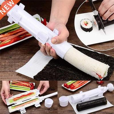 Quick  Sushi Maker Set Machine Rice Mold Bazooka Roller K