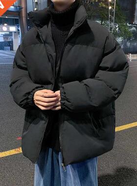 2021 Harajuku Men's Parkas Warm Thicken Fashion Coat Oversiz