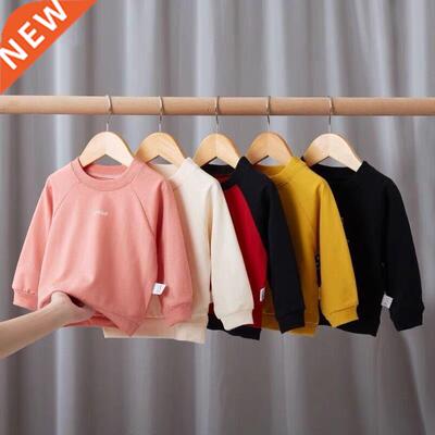 2021 Autumn New Children Coats T-shirts Baby Girls Long Slee