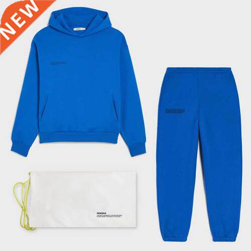 Mens Tracksuits Two Piece Loose Sweatirt Sweatpant Sportin