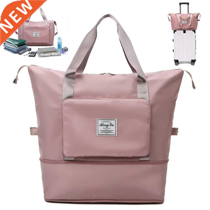 Large Capacty Foldng Travel Bags Waterproof Luggage Tote H - 实物图