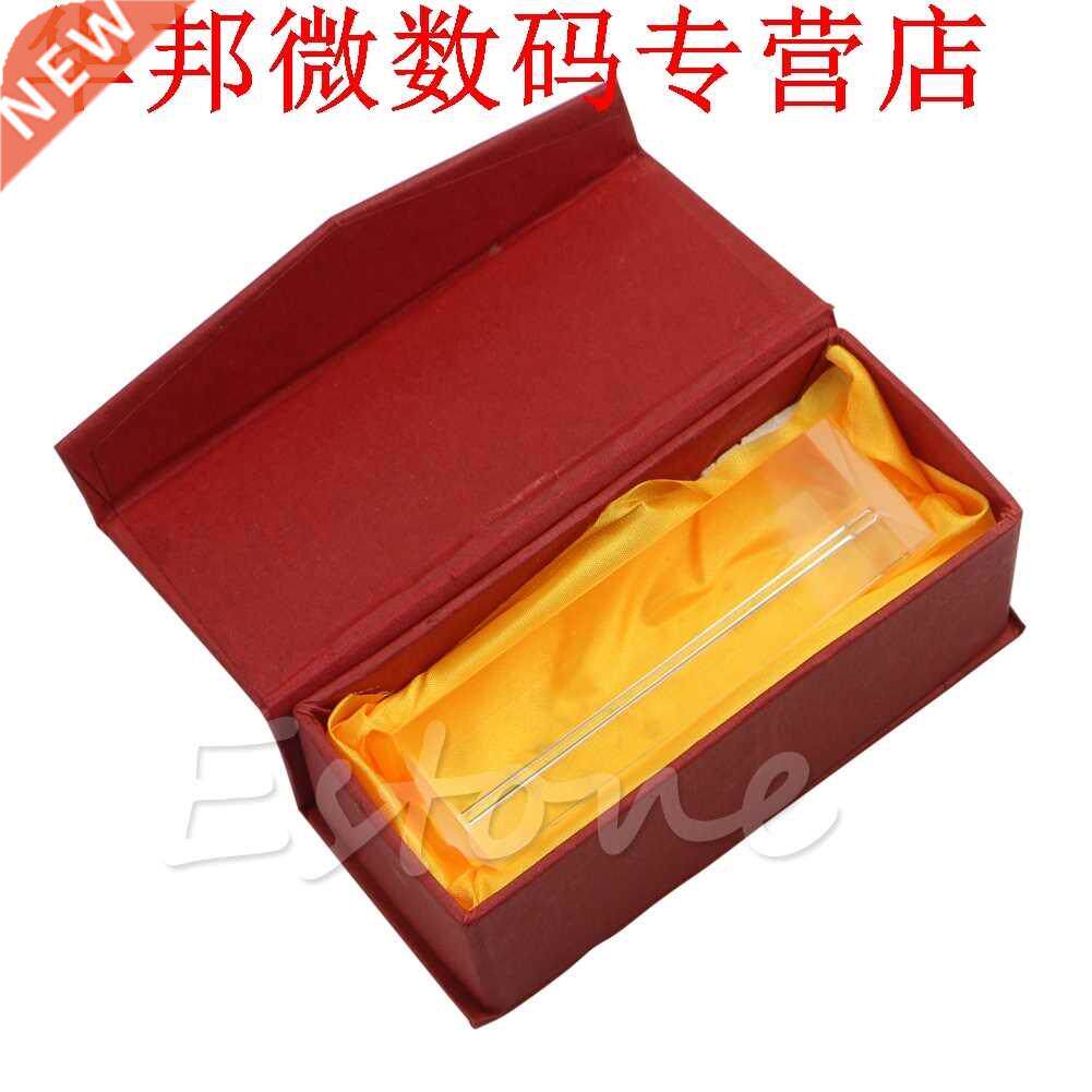 10cm 4 Optical Glass Triple Triangular Prism Physics Teachi - 实物图