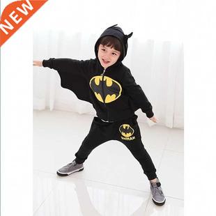 2-8 Year Kids Boy Clothes Black Costume for Cosplay Cool Boy