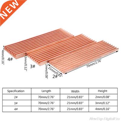 Pure Copper Heatsnk Cooler Heat Snk Thermal Conductve Adh