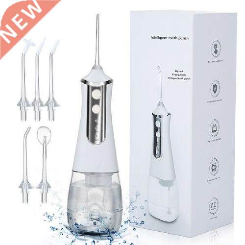 3 Modes 5 Nozzles Water Flosser 350ml USB Rechargeable 5W