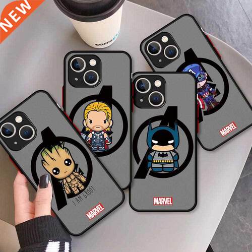 Marvel The Avengers logo Matte Case For iPhone 13 12 11 Pro