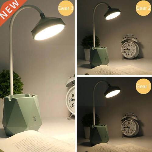 Abs Table Lamp For Student Pen Storage Phone Holder