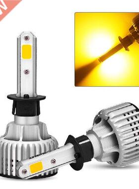 000K Gold Yellow super bright h4 h7 LED headlight bulbs