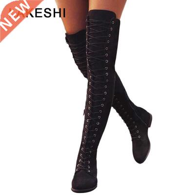 Shoes Winter Over The Knee long High Boots For Ldies Women