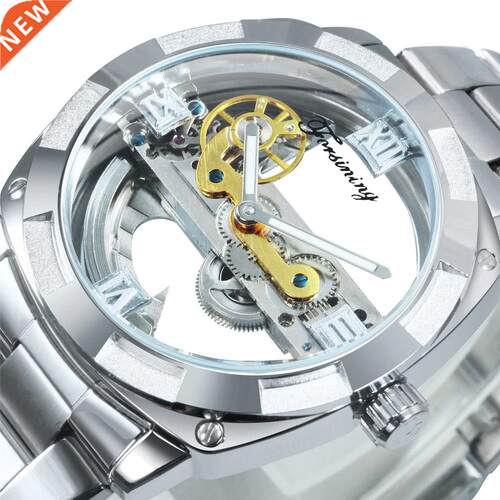 Forsining Men Transparent Design Mechanical Watch Automatic