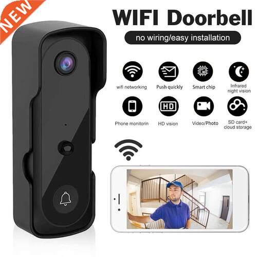 WIFI Doorbell HD 1080P Smart Tuya WiFi Video Doorbell Interc