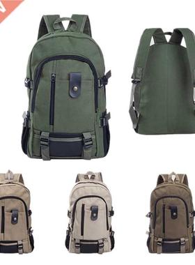 Men's Backpack Large-capacity Schoolbag Explosion Solid Col