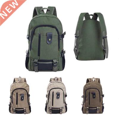 Men's Backpack Large-capacity Schoolbag Explosion Solid Col