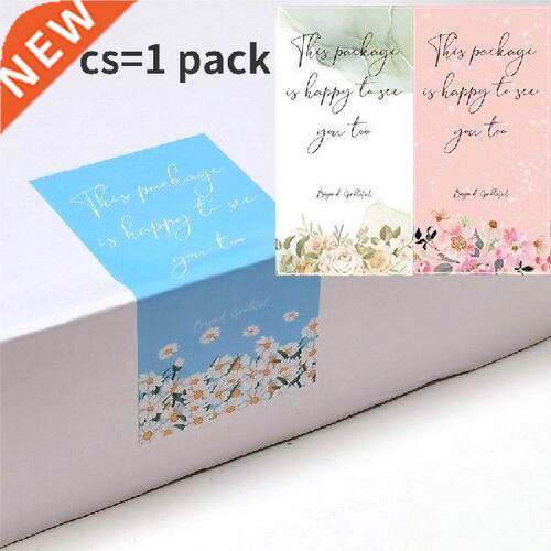 50Pcs Flowers This Package Is Happy To See You Too Stickers