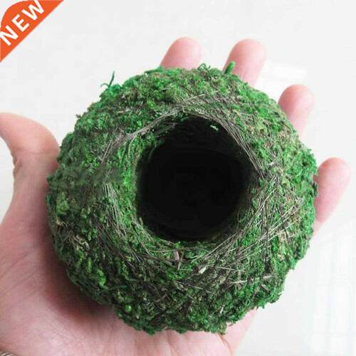 1pcs Simulation Moss Ball Bonsai Plant Flower Pot DIY