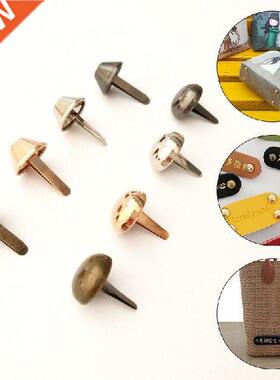 100pcs 6/10/12/15mm Metal Crafts Purse Feet Rivets Studs