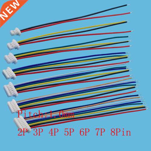 10Pcs J SH 1.0mm Female Plug Jack Wire Cable Connector Sin
