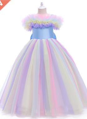 Explosions Hlloween drem color guze girl princess dress