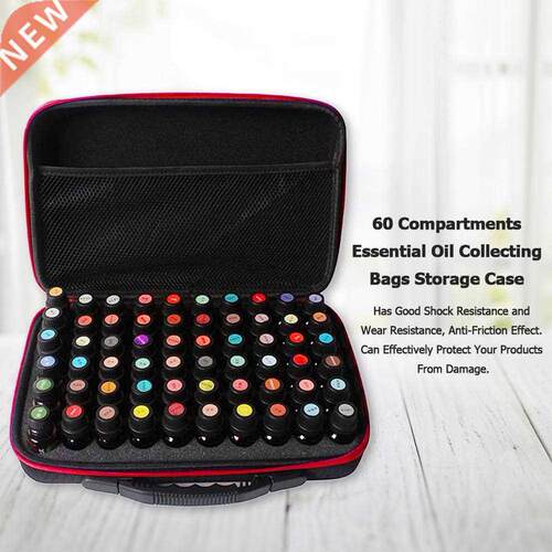 60 Bottles Essential Oil Storage Bag 15ml Essential Oil