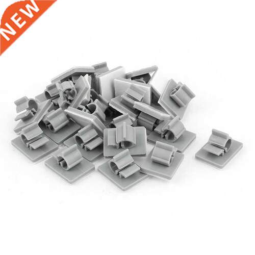 25pcs 6mm-7mm Cable Wire Holder Adhesive Clips Clamps Organi