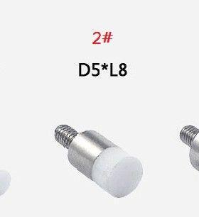 3pcs M2.5 ceramic flat surface head Dial gauge probe,