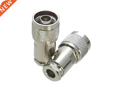 1Pcs Connector N Male Plug Clamp RG5 RG6 LMR300 Cable RF Ada
