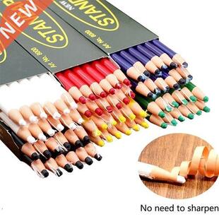 12Pcs Fabric Pencil Chalk Marker Pen Chalk Cut-free For Tail