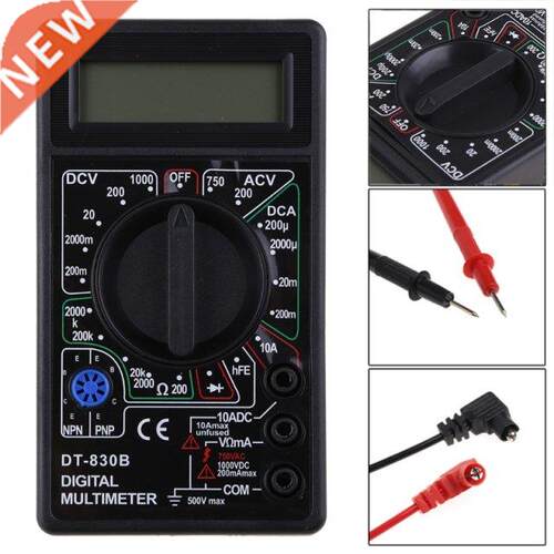 DT-830B Multimeter LCD Auto Range Digital Voltmeter Ohmmeter