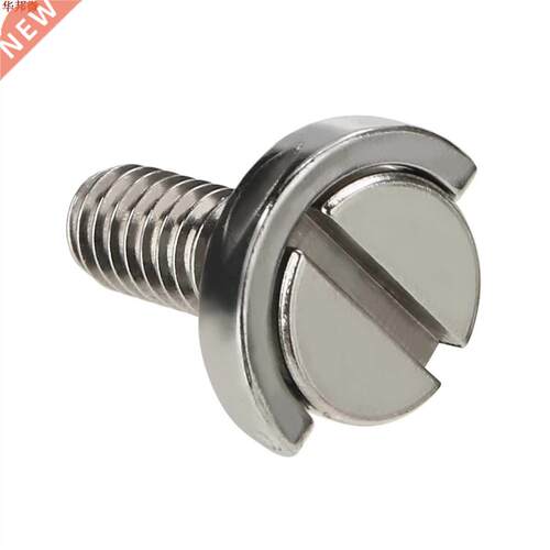 D-Ring Head Screw Stainless Steel 1/4 Inch Metal Male Thread