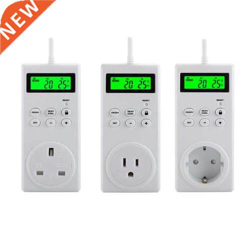 TS-3000 Wireless Thermostat LCD Timer Switch Socket, Program