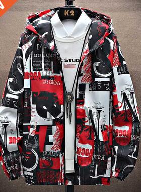2022 Autumn Men's Windbreakers Casual Hooded Jacket New Fash