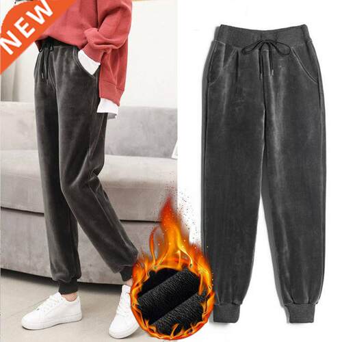 Plush thickened velvet sportswear women's autumn and winter