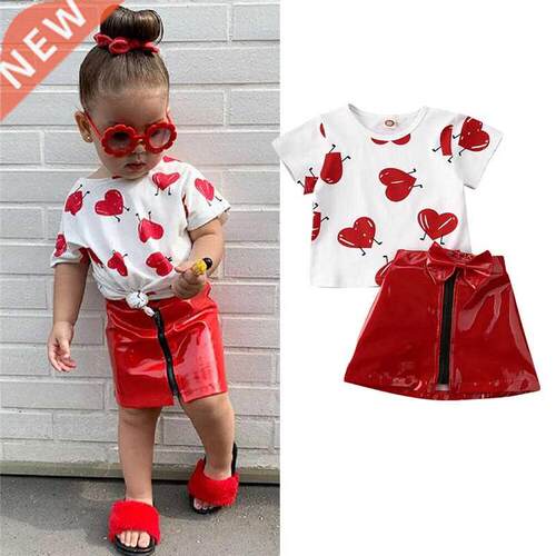 2020 Toddler Girl Clothes Set Kids Baby Infant Summer Clothi