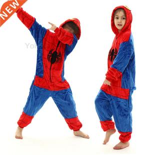 Kids Kigurumi Unicorn Pajams Sets for Boys Winter Onesie Pij