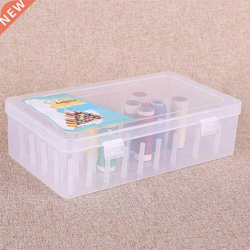 Empty Sewing Thread Storage Box Container Case Holder 42 Sp