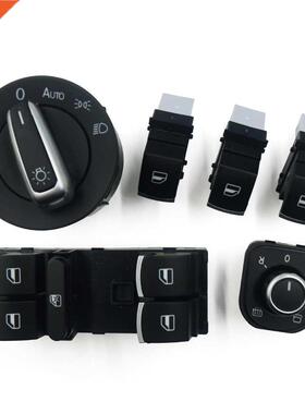 mirror headlight switch window switch set for VW Golf MK5 6