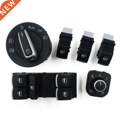 mirror headlight switch window switch set for VW Golf MK5 6