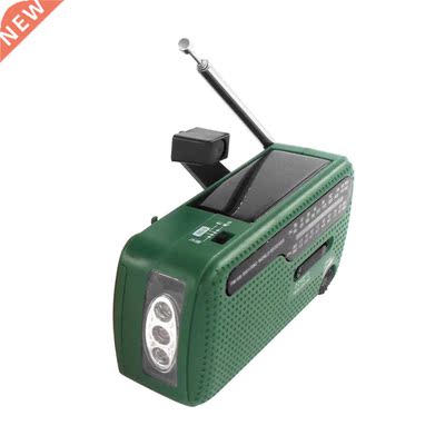 Emergency Radio Hand Crank Solar Radio 1200mAh Rechargeable