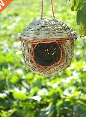 New Hand-Woven Straw Bird's Nest Warm Bird Cage Outdoor