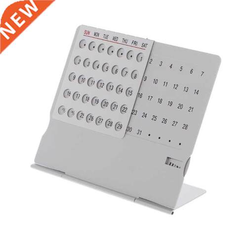 Super Perpetual Unique Adjustable Desk Calendar Office Suppl